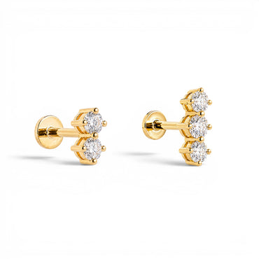 Round 3 Stone Stud